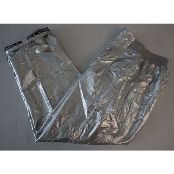 FP Movement OB1870057 Women's Sz S Silver Mesmerize Me Shine Pants - Picture 14 of 16